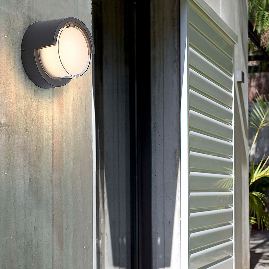 Minimalist Geometric Waterproof Outdoor Sconce Light