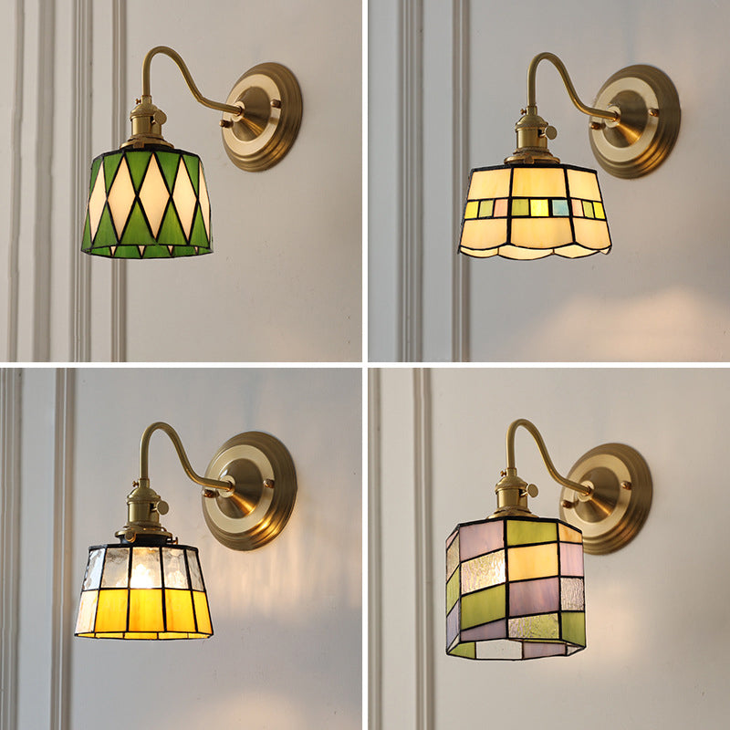 Tiffany Glass Wall Sconce