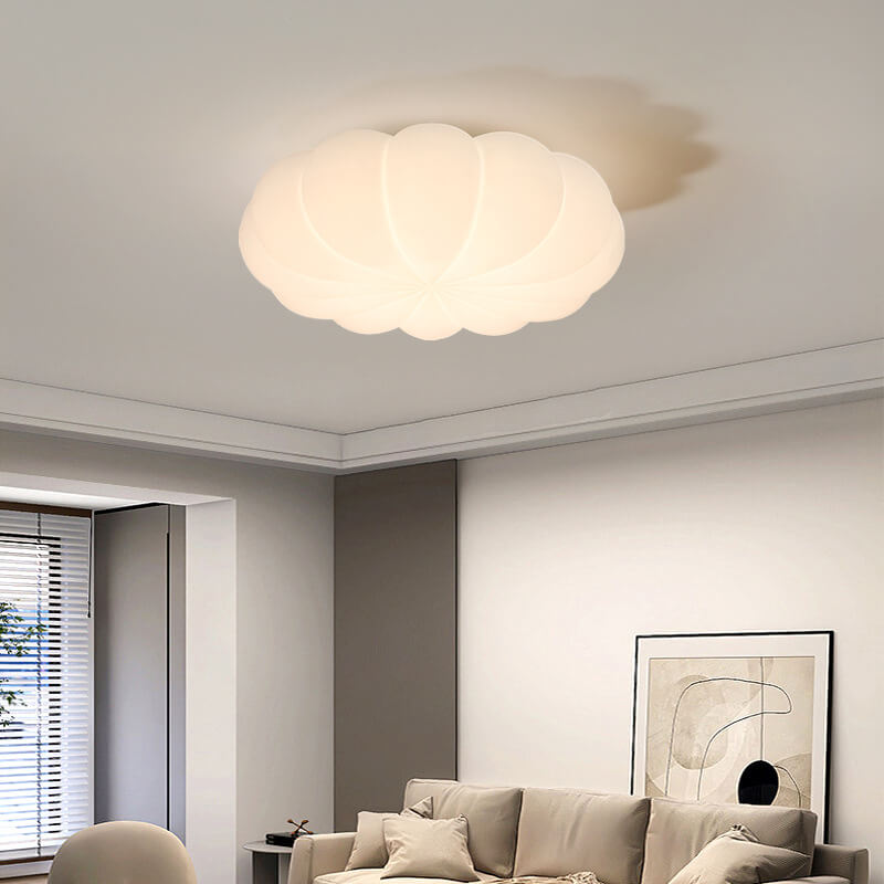 Nordic Floral LED Flush Mount Ceiling Light for Kids' Bedrooms