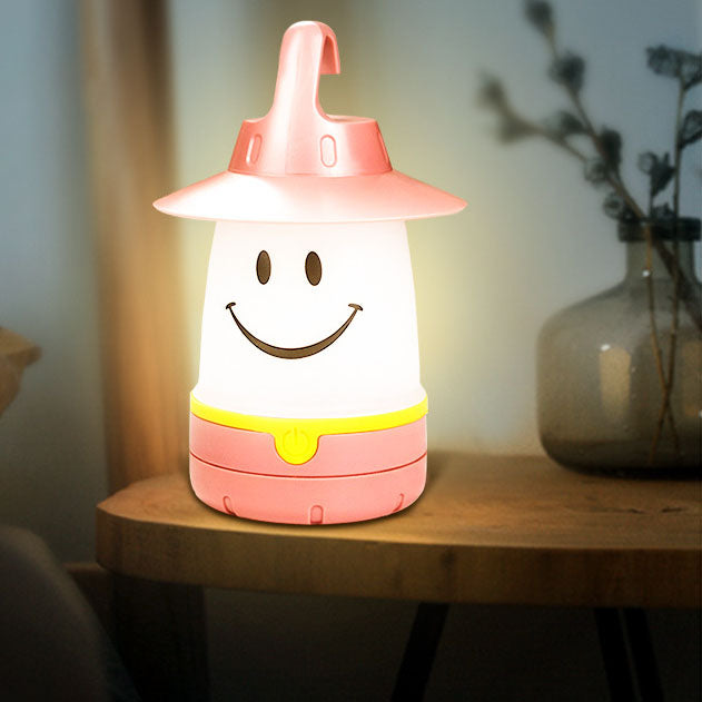 Premium LED Smiley Lantern for Outdoor Camping and Home Decor