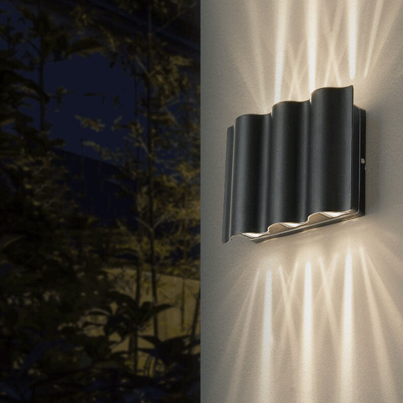 Contemporary Waterproof LED Outdoor Wall Sconce