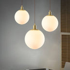 White Orb Nordic Pendant Light