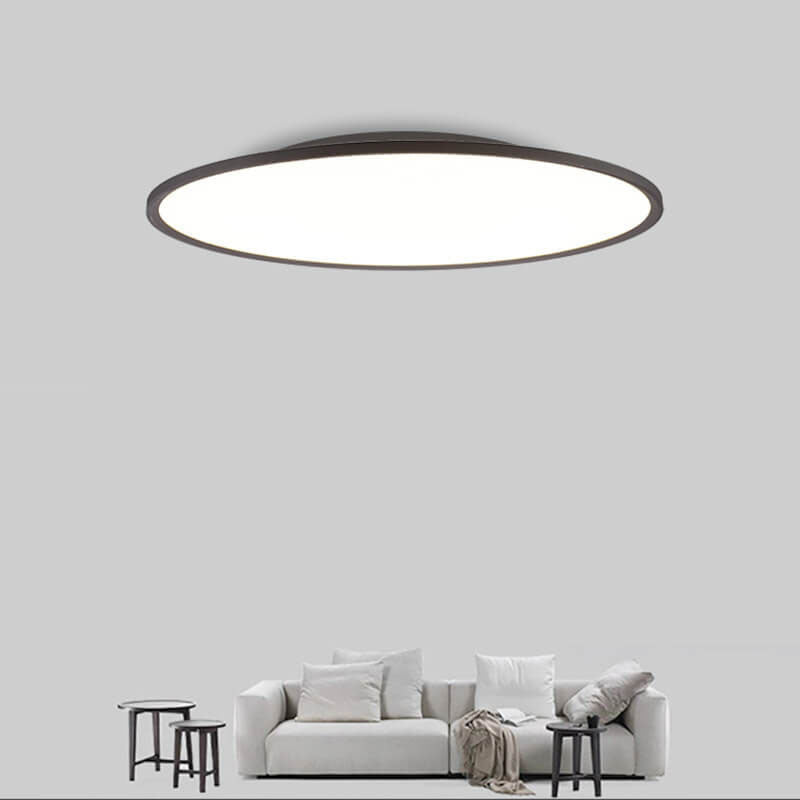 Contemporary Round Acrylic LED Flush Mount Ceiling Light
