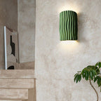 Nordic Striped Resin Wall Sconce