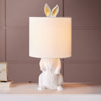 Contemporary Rabbit-Shaped 1-Light Table Lamp