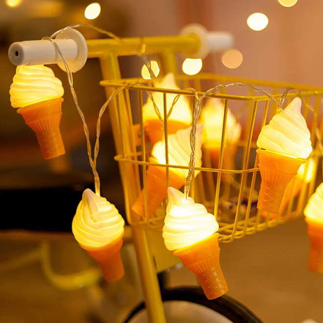Premium Ice Cream LED String Lights