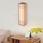 Solid Wood Rectangle LED Wall Sconce