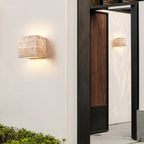 Travertine Square LED Wall Sconce