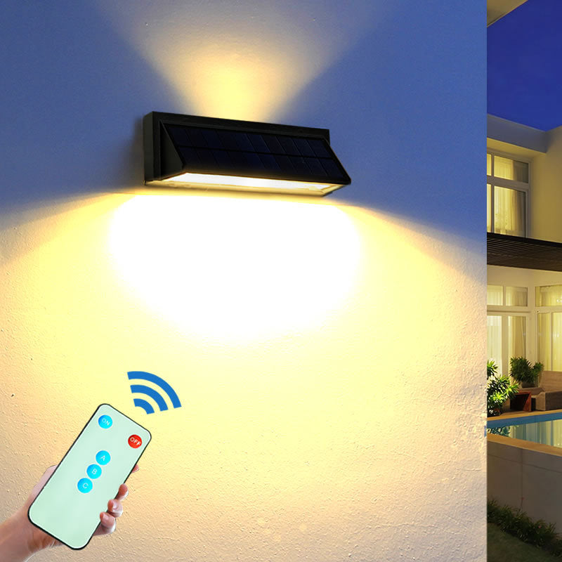 Premium Outdoor Solar Waterproof Rectangular LED Wall