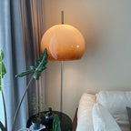 Modern Retro Mushroom Glass 2-Light Floor Lamp