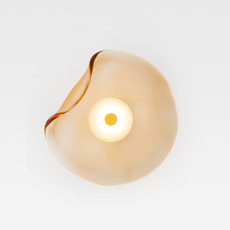 Round Glass LED Wall Sconce