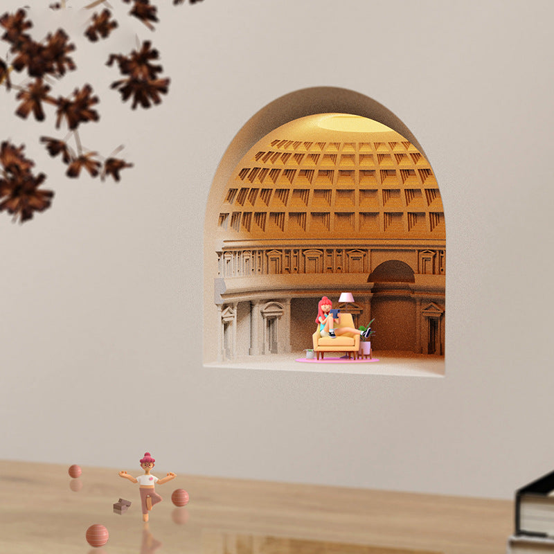 Plaster LED Recessed Wall Sconce
