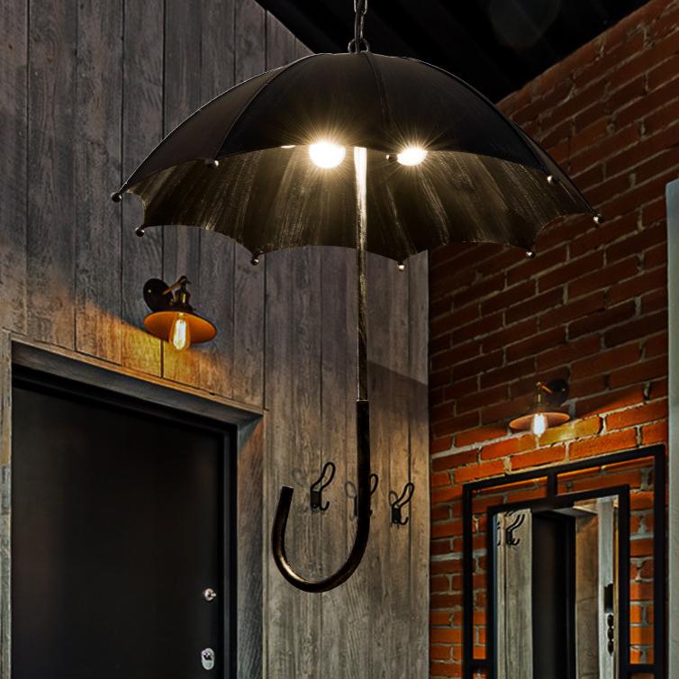 Retro Umbrella 5-Light Chandelier
