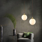 White Orb Nordic Pendant Light