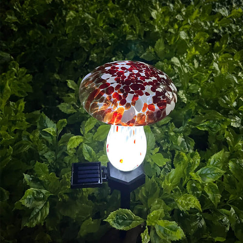 Colorful Mushroom-Shaped LED Solar Garden Light