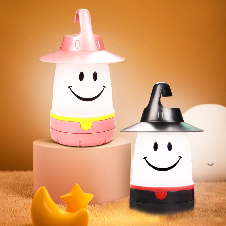 Premium LED Smiley Lantern for Outdoor Camping and Home Decor