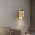 Japanese Stone Cylinder Wall Sconce