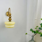 Macaron Gourd Glass Wall Sconce