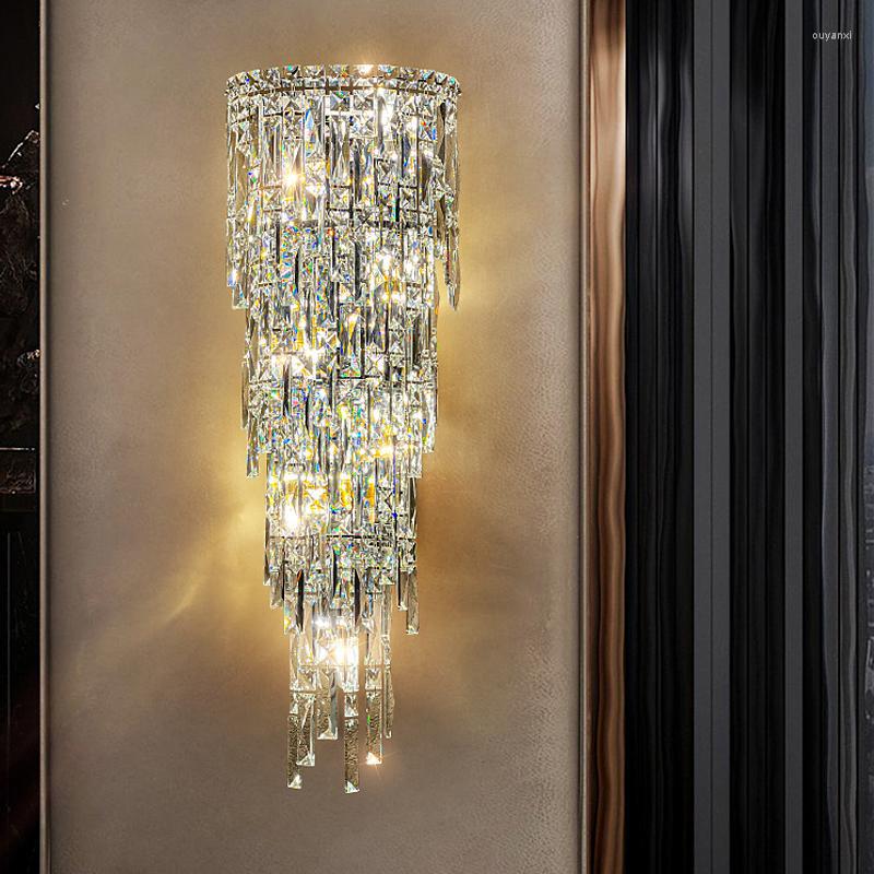 Crystal Tassel Wall Sconce