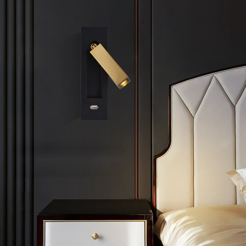 Contemporary Rectangular Aluminum LED Wall Sconce
