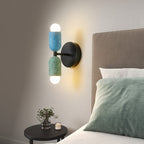 Wabi-Sabi Iron & Cement 2-Light Wall Sconce