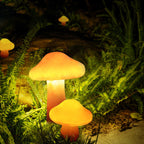 Premium Art Deco Solar Mushroom LED Outdoor Garden Light