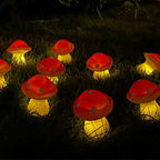 Premium Waterproof Solar LED Mushroom Garden Light String