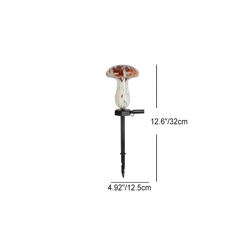 Colorful Mushroom-Shaped LED Solar Garden Light