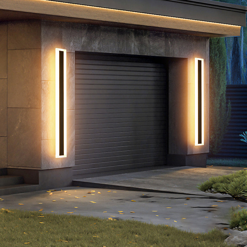 Premium Minimalist Rectangular LED Wall Sconce - Aluminum