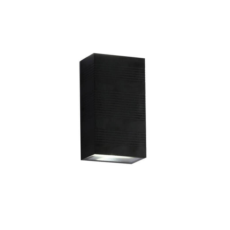 Black Waterproof Aluminum LED Sconce