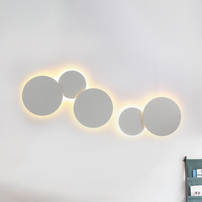 Minimalist Round Iron LED Sconce