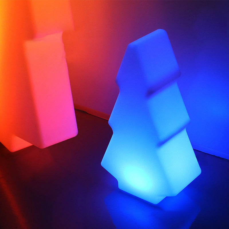 Premium Art Deco Solar-Powered RGB LED Christmas Tree