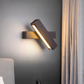Rotatable LED Aluminum & Wood Sconce