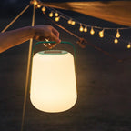 Premium Solar Waterproof Leather Cylinder Lantern