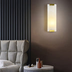 Luxury Copper Marble 3-Light Wall Sconce - Nordic Design