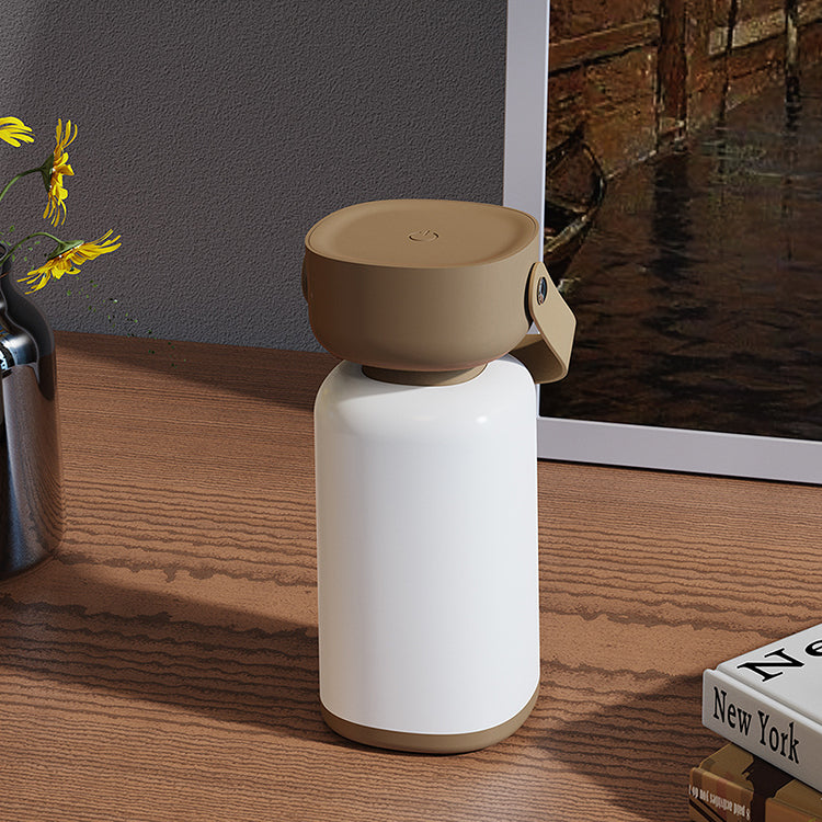 Premium Waterproof LED Cylinder Table Lamp for Outdoor Patio - Modern ABS Design