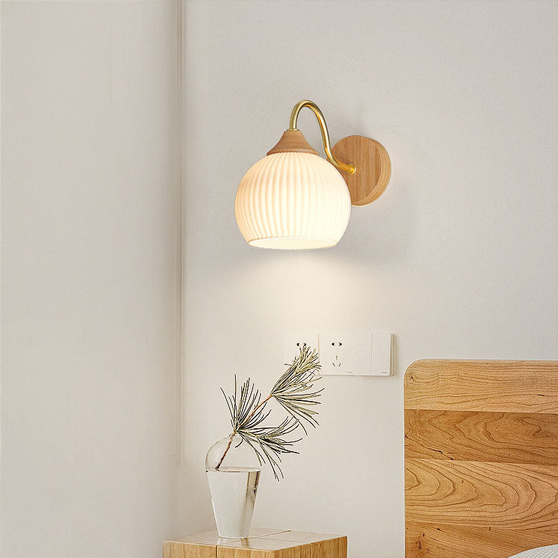 Nordic Striped Glass Wall Sconce