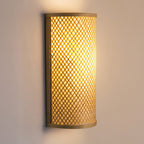 Bamboo Semicircle 2-Light Sconce