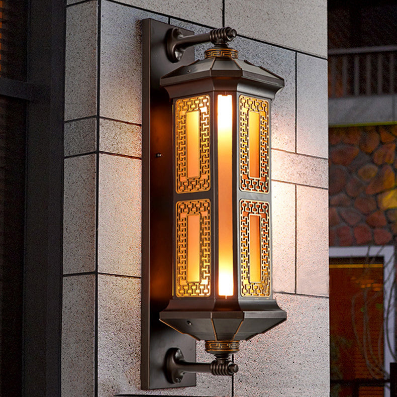 Premium Waterproof Aluminum and Glass Wall Sconce Lamp