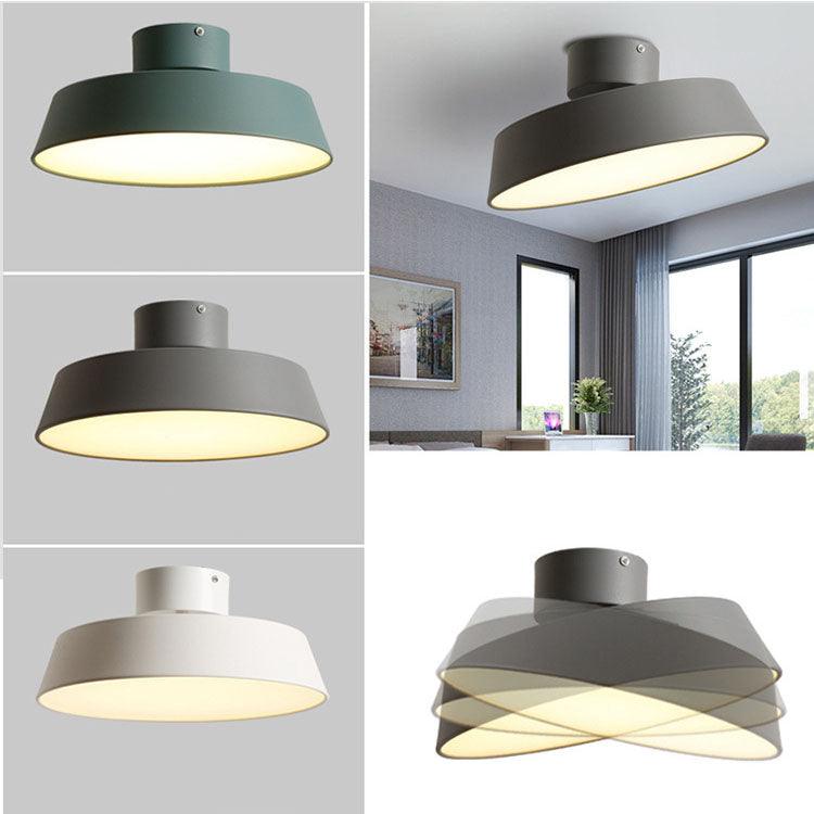 Nordic Minimalist Round Iron LED Ceiling Light