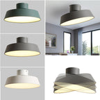 Nordic Minimalist Round Iron LED Ceiling Light
