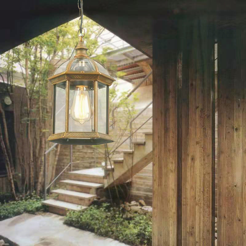 Premium Minimalist Hexagonal Aluminum and Glass Outdoor