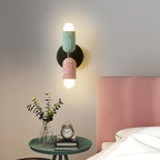 Wabi-Sabi Iron & Cement 2-Light Wall Sconce