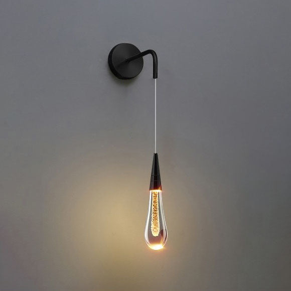 Luxury Teardrop Crystal LED Wall Sconce