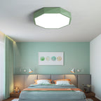 Diamond Geometry LED Flush Mount