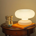 Premium Danish White Mushroom 1-Light Table Lamp