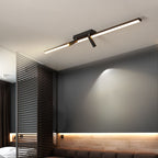 Nordic Minimalist LED Flush Mount Ceiling Light - Acrylic Long Strip Spotlight