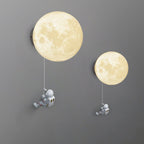 Modern Astronaut Orb Wall Sconce