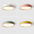 Elegant Round Acrylic LED Flush Mount Ceiling Light