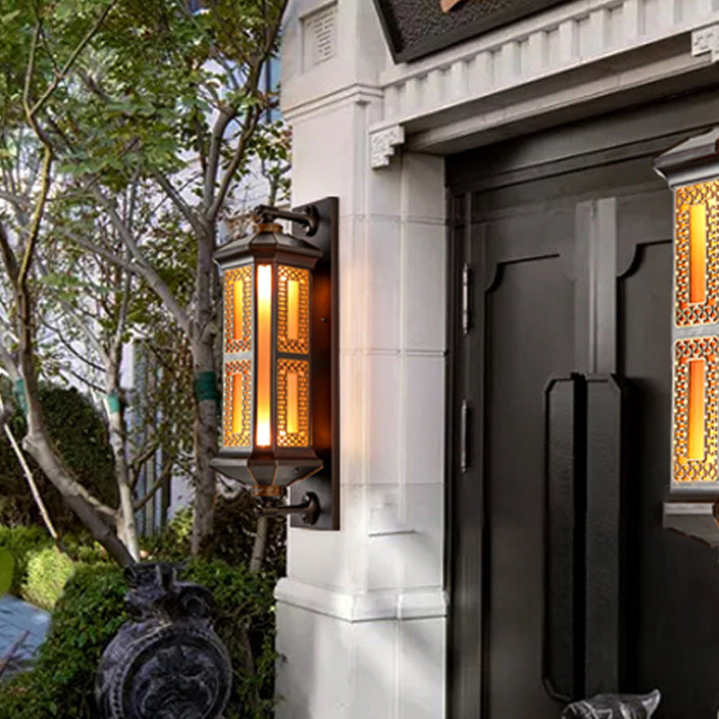 Premium Waterproof Aluminum and Glass Wall Sconce Lamp